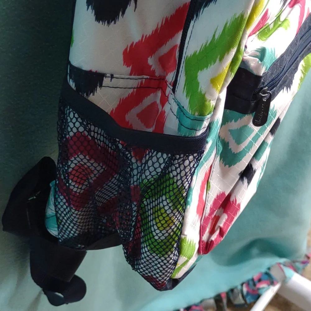 Thirty-one Going My Way Backpack zippers pockets Candy Corners Colorful NEW!